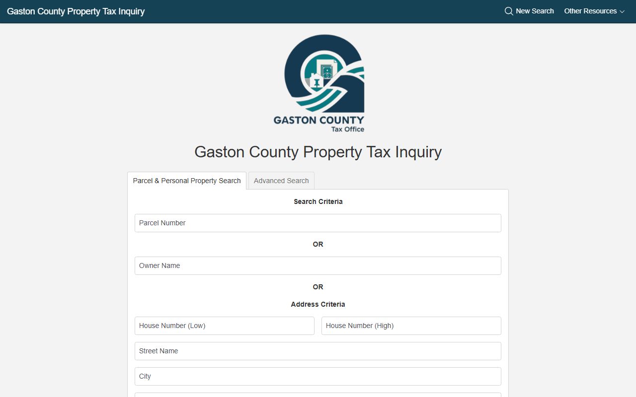Gaston County phone directory property tax search